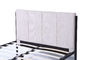 183x203cm लकड़ी प्लेटफार्म बिस्तर फ्रेम डबल डिजाइन रानी आकार