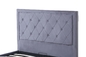 ओडीएम 1.6x2m रानी आकार प्लेटफार्म बिस्तर बेडरूम फर्नीचर असबाब कपड़ा मखमली