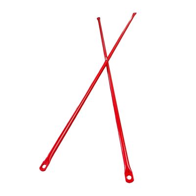 20MM लाल जस्ती स्टील फ्रेम मचान क्रॉस ब्रेस