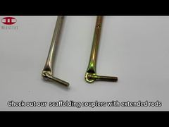 निर्माण स्थल अनुप्रयोगों के लिए टिकाऊ जिंक-प्लेटेड कस्टम रॉड कपलर एक्सेसरी